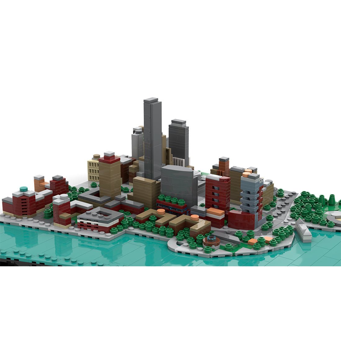 MOC - 221106 New York City Financial District - Carlisle Street & Trinity Place Klemmbausteine - LesDiy - Klemmbausteine