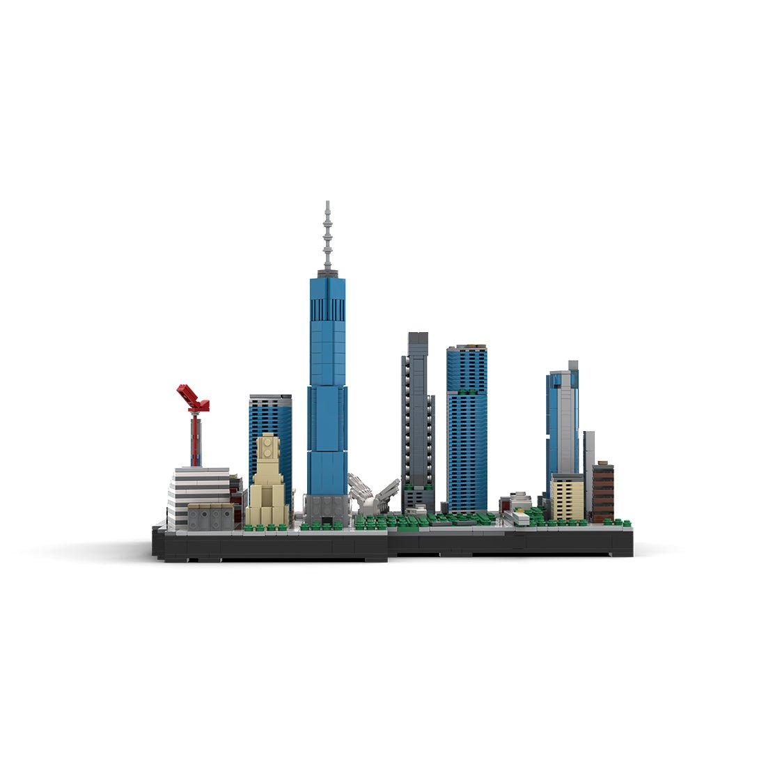 MOC - 221106 New York City Financial District - New World Trade Center Klemmbausteine - LesDiy - Klemmbausteine