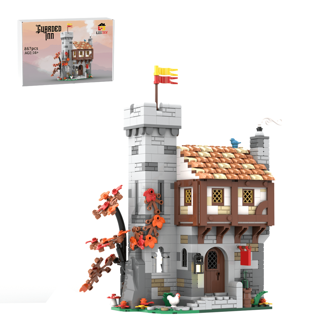MOC - 221881 Guarded Inn Klemmbausteine - LesDiy - Klemmbausteine