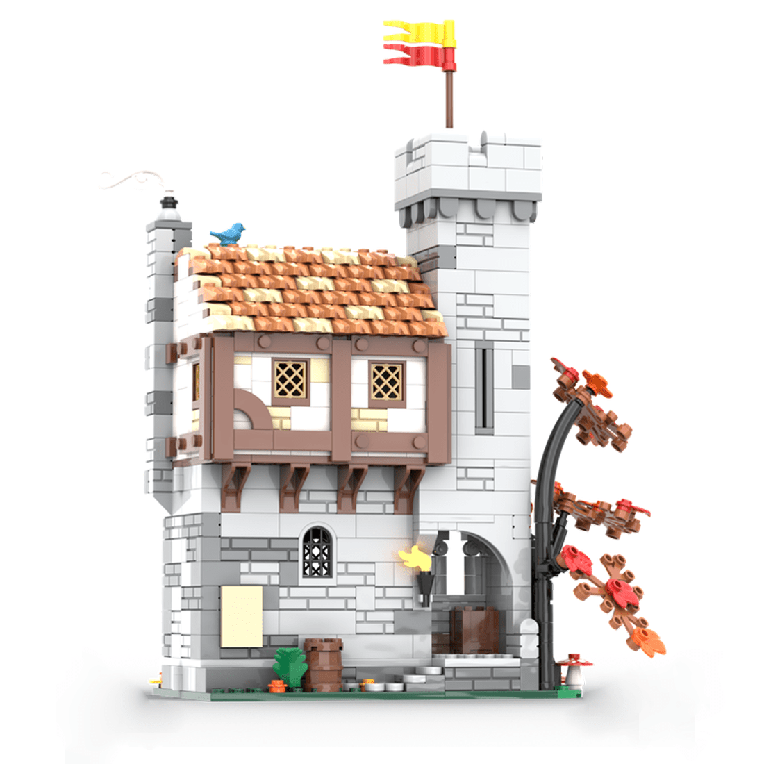 MOC - 221881 Guarded Inn Klemmbausteine - LesDiy - Klemmbausteine