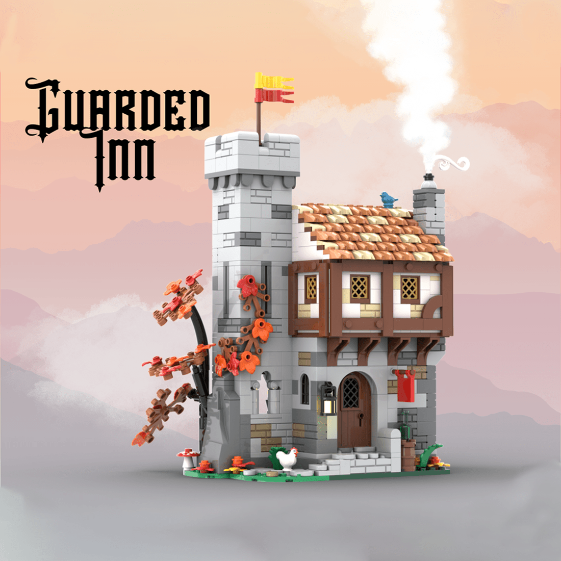 MOC - 221881 Guarded Inn Klemmbausteine - LesDiy - Klemmbausteine