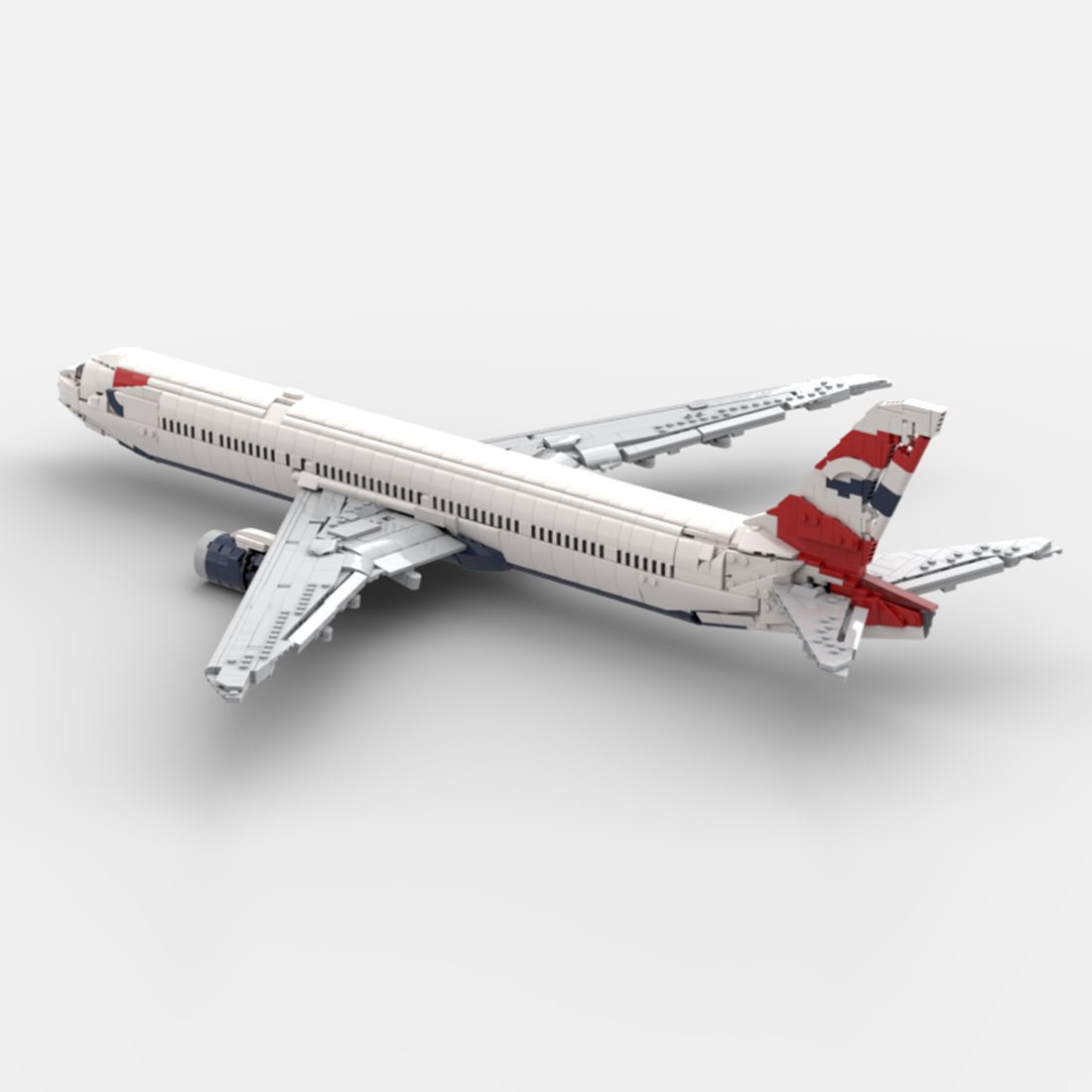 MOC - 222551 American Airlines 777 - 300ER Klemmbausteine - LesDiy - Klemmbausteine
