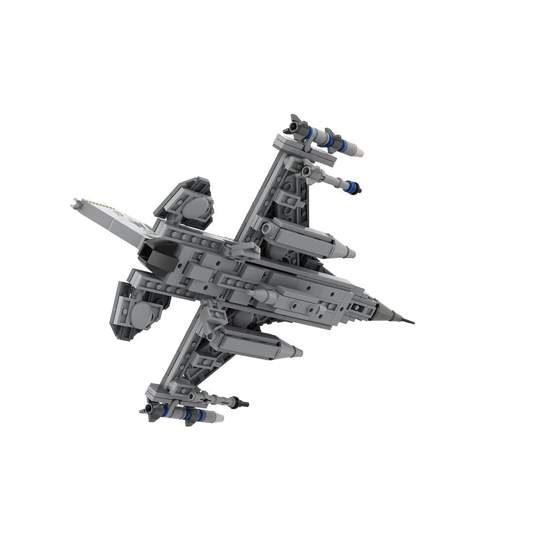 MOC - 224853 F - 16C Fighting Falcon, Nellis (1:58) Klemmbausteine - LesDiy - Klemmbausteine