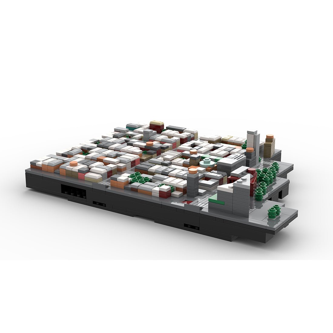 MOC - 225884 1/2000 Scale Lower Manhattan EastVillage Module 3 Klemmbausteine - LesDiy - Klemmbausteine