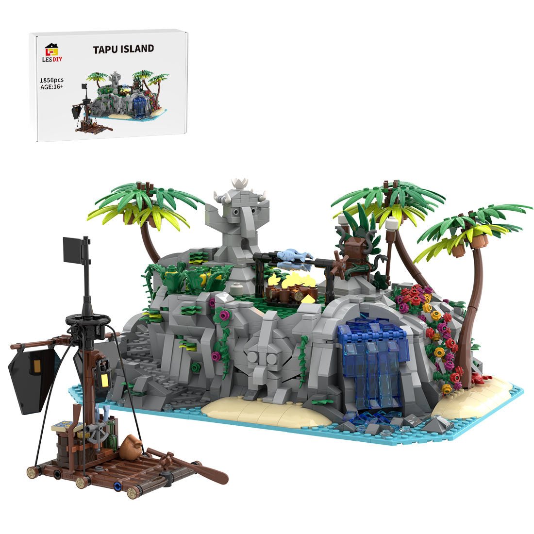 MOC - 225892 TAPU ISLAND Klemmbausteine - LesDiy - Klemmbausteine