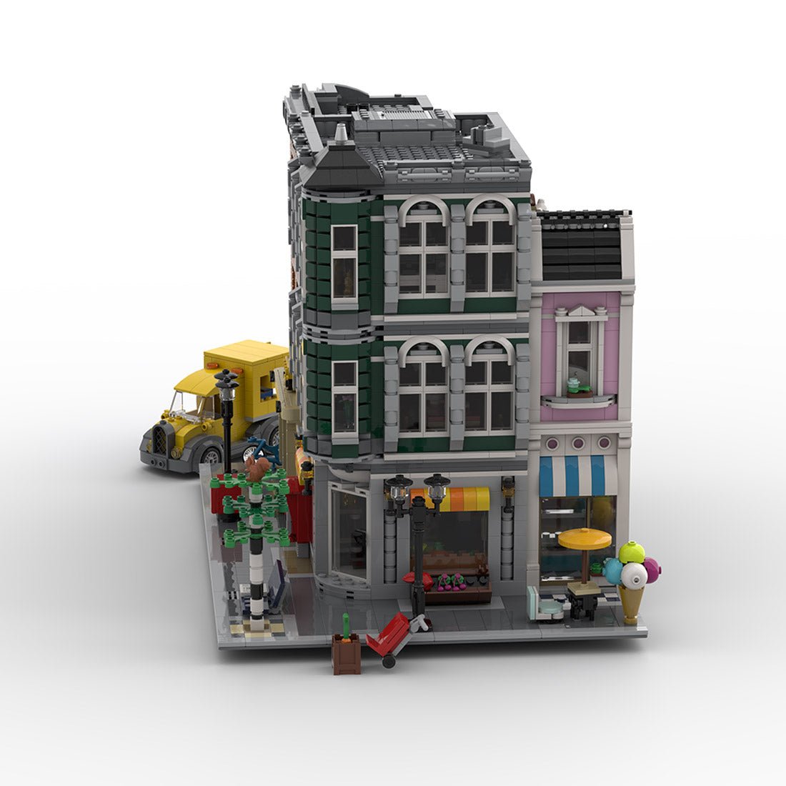 MOC - 226380 Main Street Klemmbausteine - LesDiy - Klemmbausteine