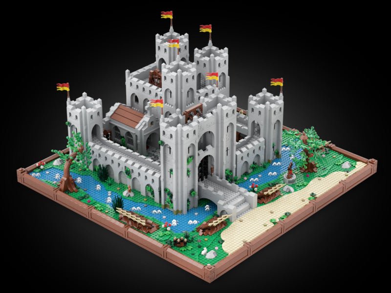 MOC - 229307 Brickberg Castle Klemmbausteine - LesDiy - Klemmbausteine