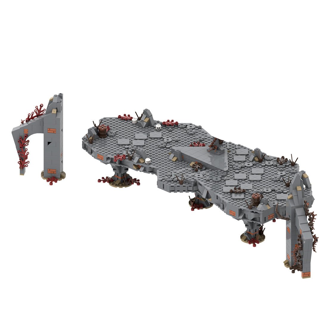 MOC - 230141 UCS Dol - Guldur - part 8/8 Klemmbausteine - LesDiy - Klemmbausteine