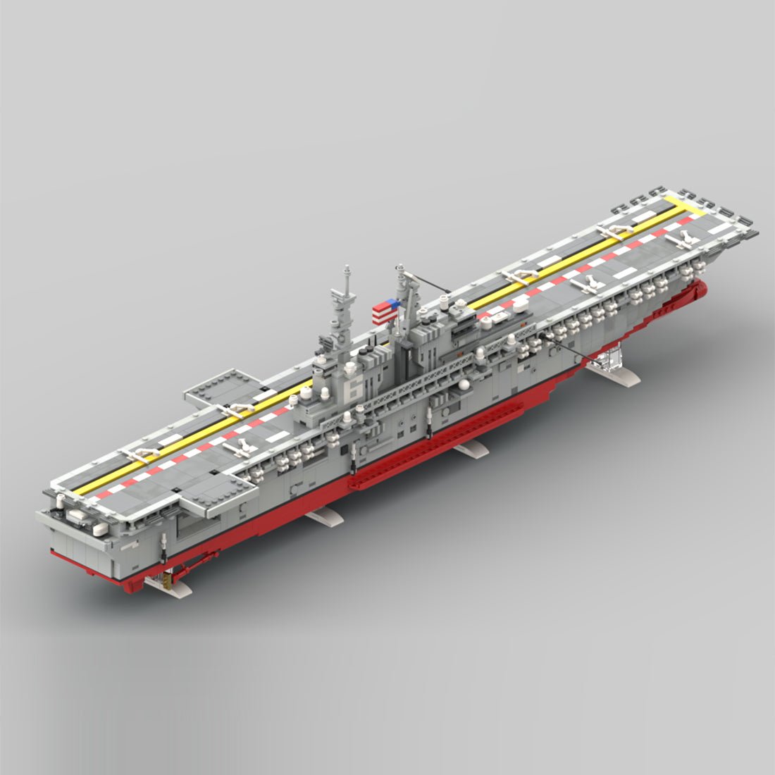 MOC - 231557 USS America LHA - 6 Klemmbausteine - LesDiy - Klemmbausteine