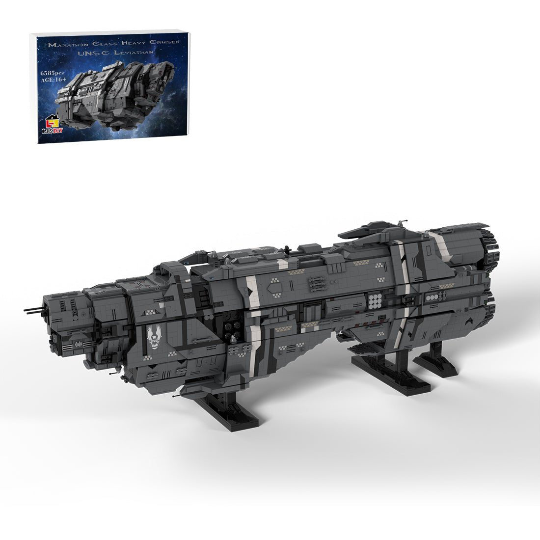MOC - 231999 Marathon Class Heavy Cruiser - UNSC Leviathan Klemmbausteine - LesDiy - Klemmbausteine