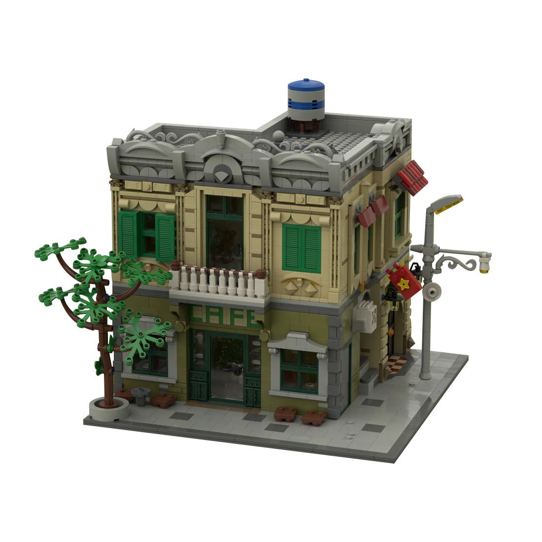 MOC - 233257 Ha Noi Old Street Klemmbausteine - LesDiy - Klemmbausteine