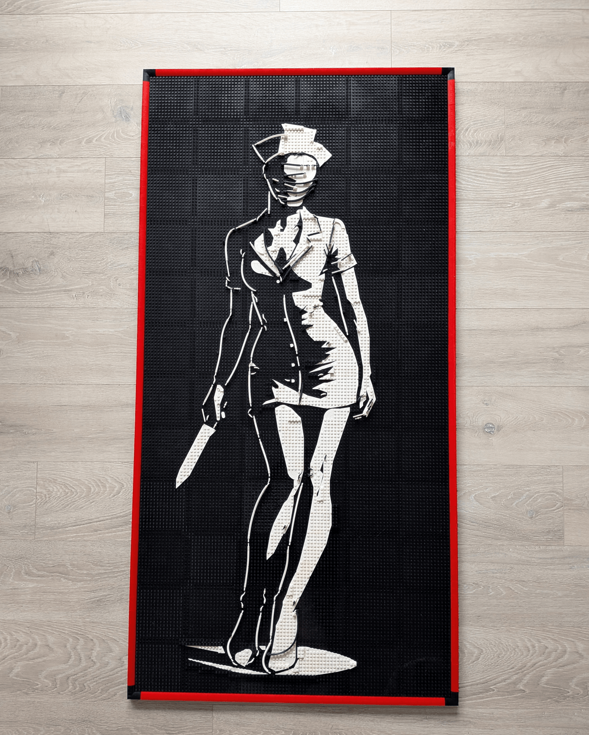 MOC - 238853 art relief of a female horror character Klemmbausteine - LesDiy - Klemmbausteine
