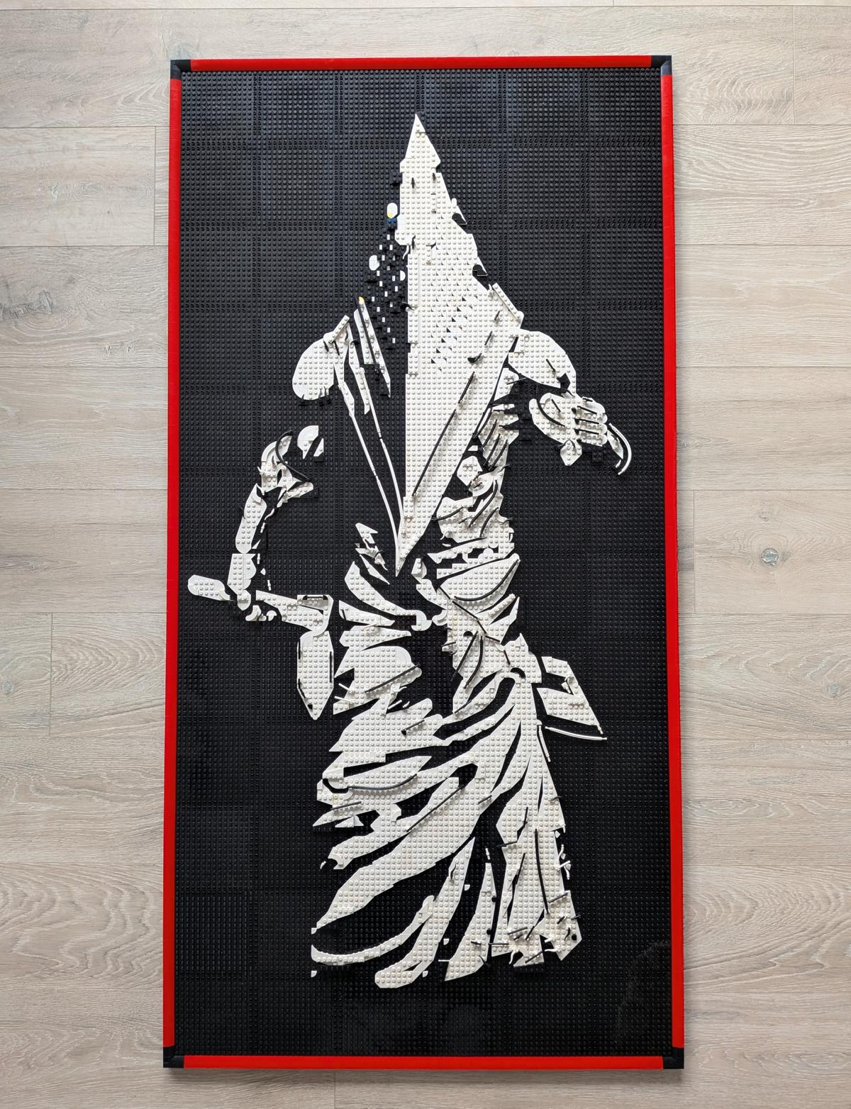 MOC - 238914 art relief of a male horror character Klemmbausteine - LesDiy - Klemmbausteine