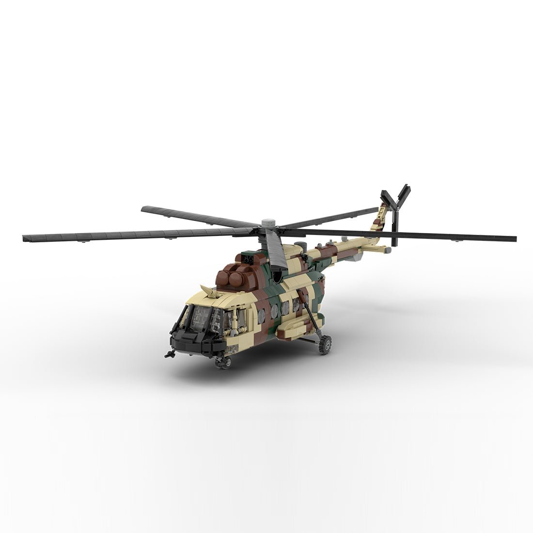 MOC - 239414 MIL Mi - 17 - 1:35 Scale Klemmbausteine(Apricot Yellow) - LesDiy - Klemmbausteine