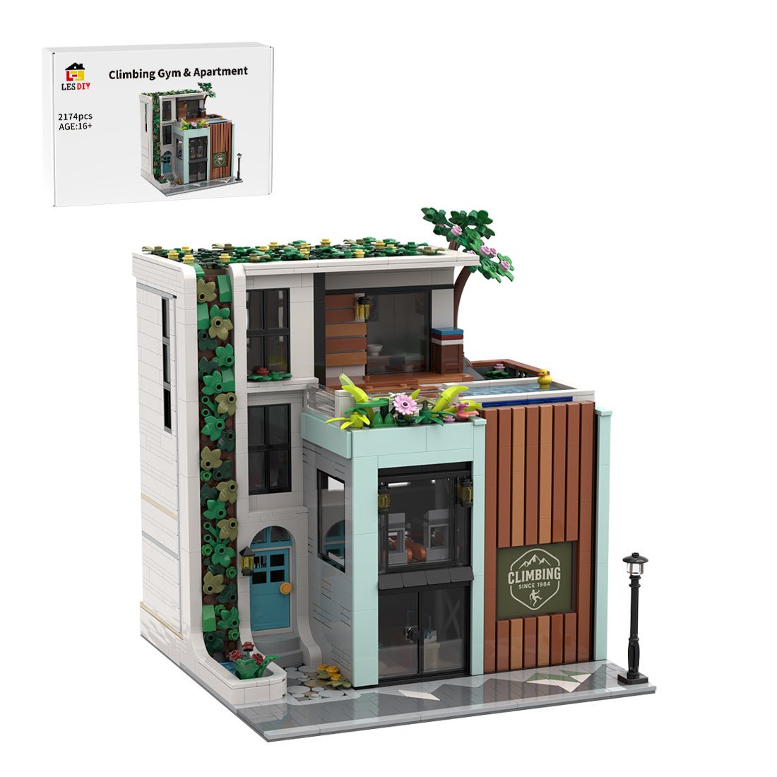 MOC - 239743 Climbing Gym & Apartment Klemmbausteine - LesDiy - Klemmbausteine
