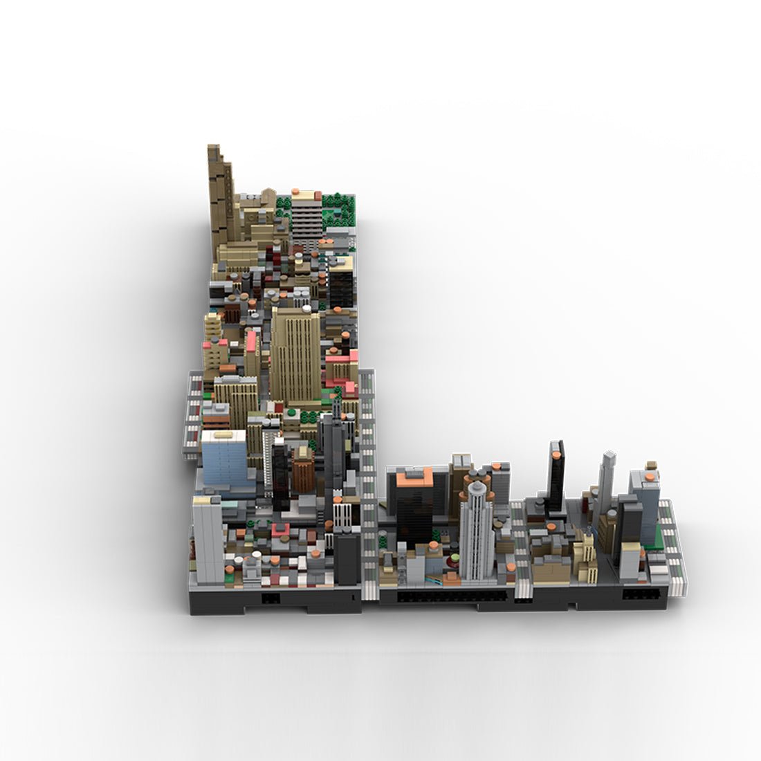MOC - 243095 NYC - Midtown Manhattan Centralmidtown Klemmbausteine - LesDiy - Klemmbausteine