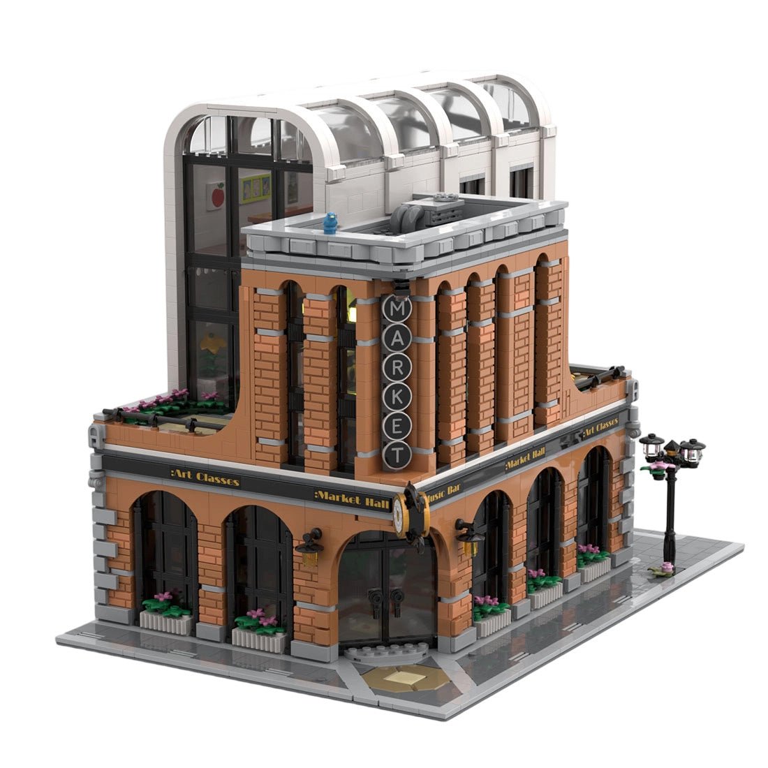 MOC - 243145 Brick Market Klemmbausteine - LesDiy - Klemmbausteine