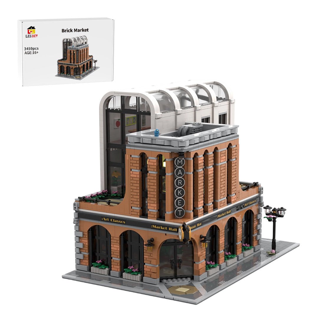 MOC - 243145 Brick Market Klemmbausteine - LesDiy - Klemmbausteine