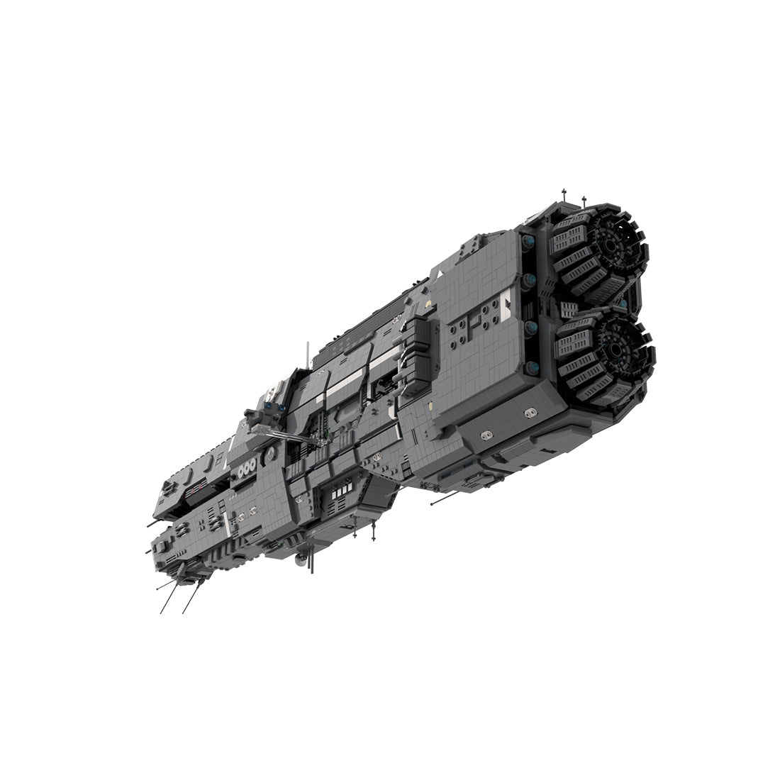 MOC - 243432 Artemis - class Battlecruiser - UNSC Artemis Agrotera Klemmbausteine - LesDiy - Klemmbausteine