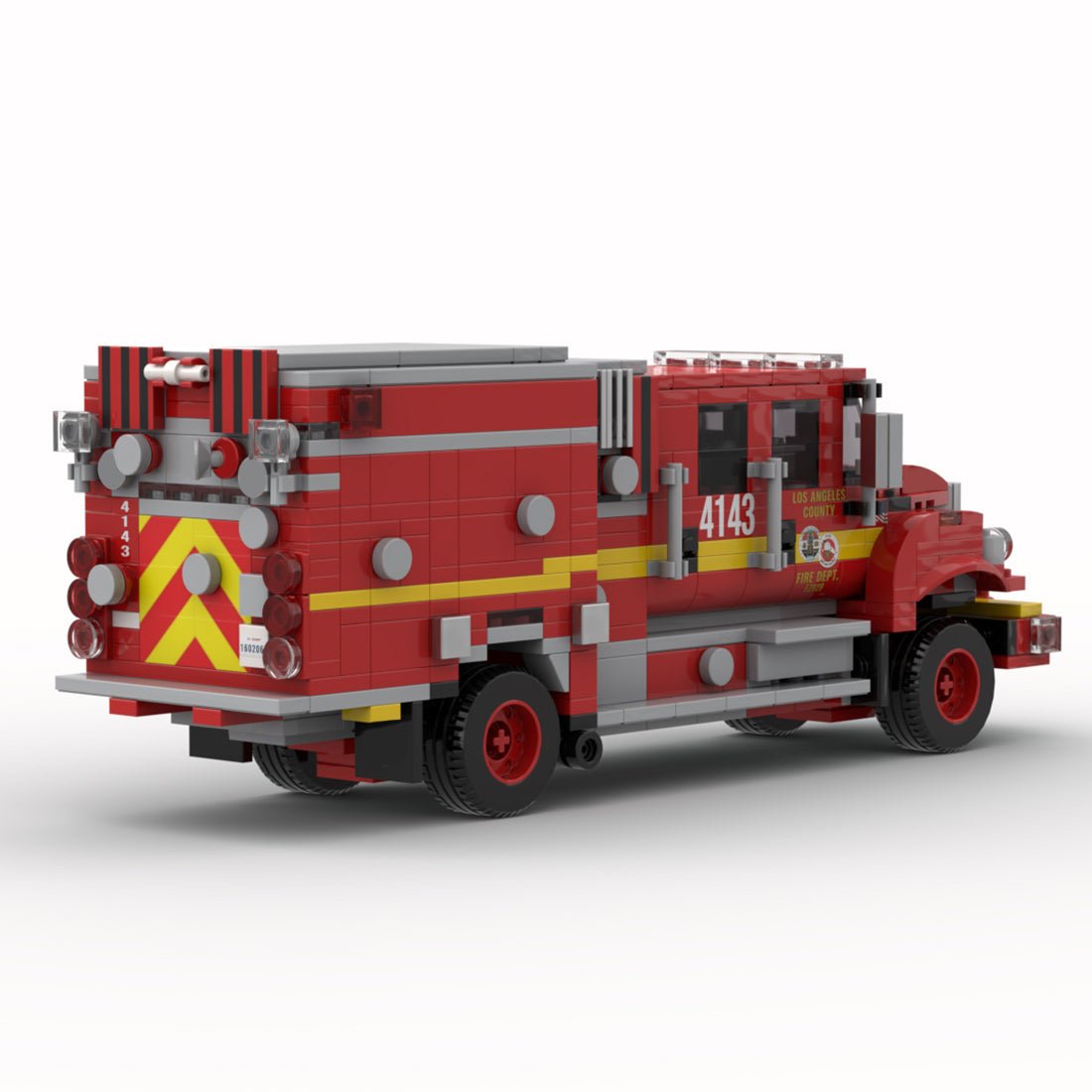 MOC-244154 2019 BME Intl. Type 3 Brush Engine Los Angeles County FD Klemmbausteine-LesDiy-Klemmbausteine