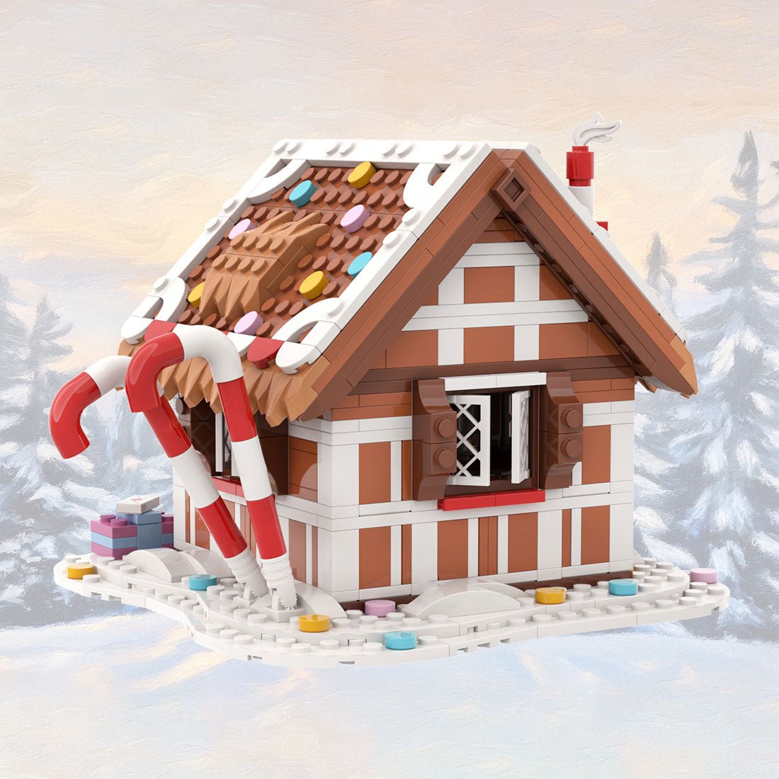 MOC - 245446 Medieval Gingerbread House Klemmbausteine - LesDiy - Klemmbausteine