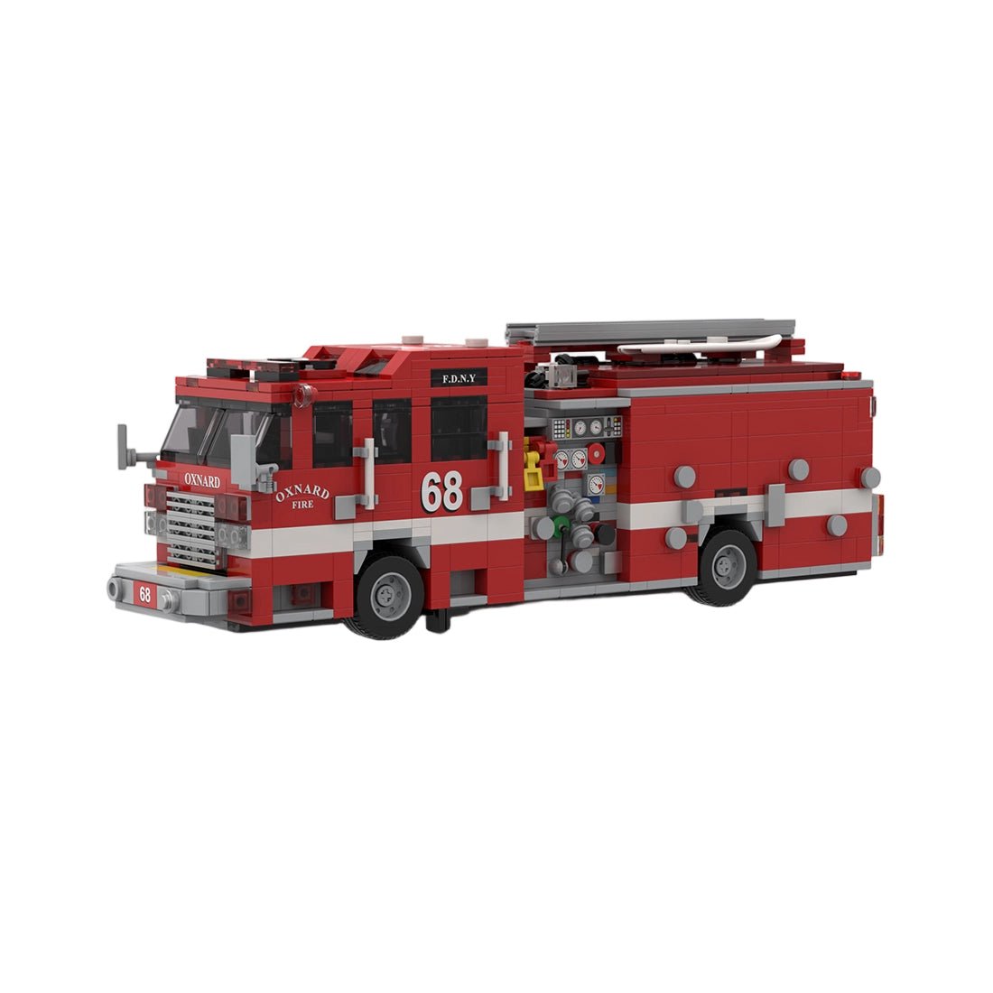 MOC-248452 2019 Pierce Arrow XT Feuerwehrfahrzeug der Feuerwehr Oxnard Klemmbausteine-LesDiy-Klemmbausteine