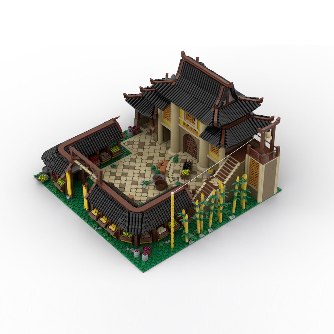 MOC - 250775 Age of Empires - Market (East Asian)Klemmbausteine - LesDiy - Klemmbausteine