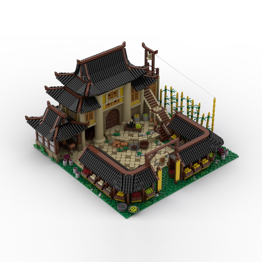 MOC - 250775 Age of Empires - Market (East Asian)Klemmbausteine - LesDiy - Klemmbausteine