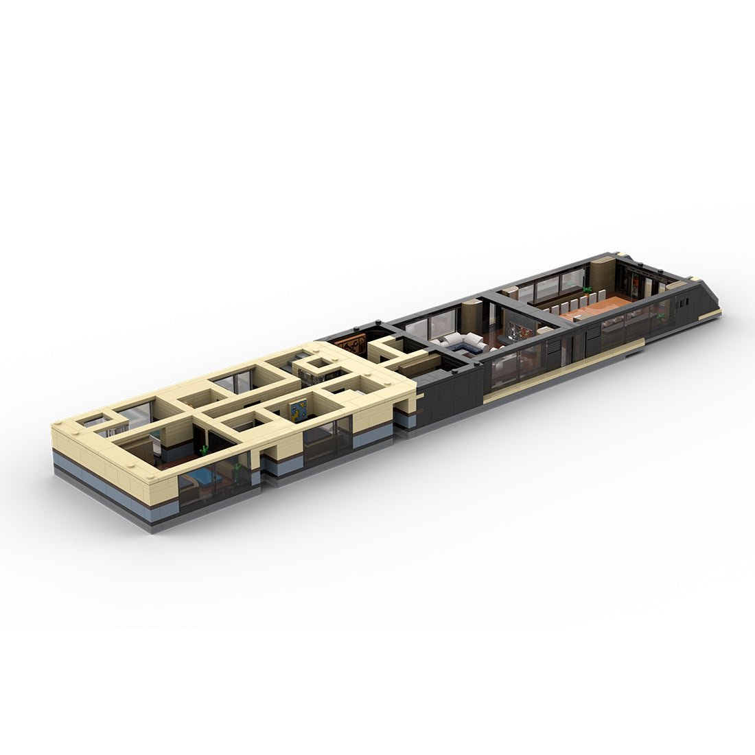 MOC - 254412 VELETTA Superyacht Part 3 Klemmbausteine - LesDiy - Klemmbausteine