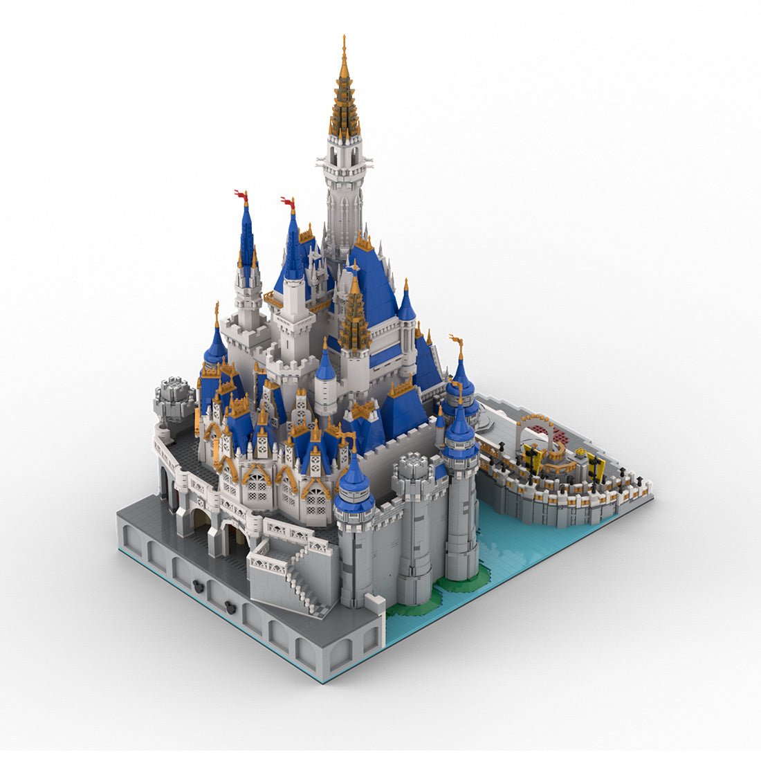 MOC - 254957 Ultimate Cinderella Castle v2 | With Stage Klemmbausteine - LesDiy - Klemmbausteine