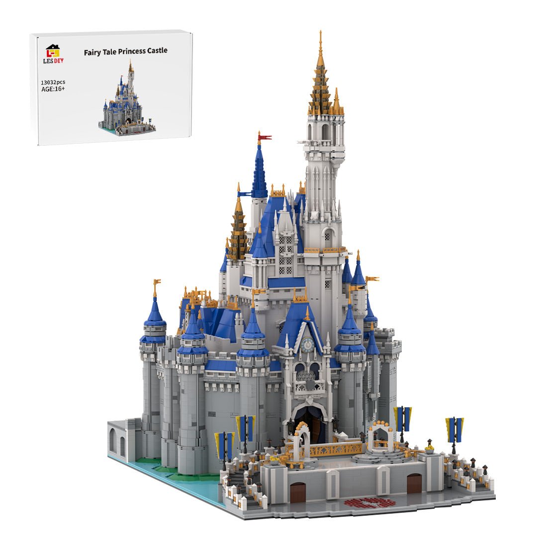 MOC - 254957 Ultimate Cinderella Castle v2 | With Stage Klemmbausteine - LesDiy - Klemmbausteine