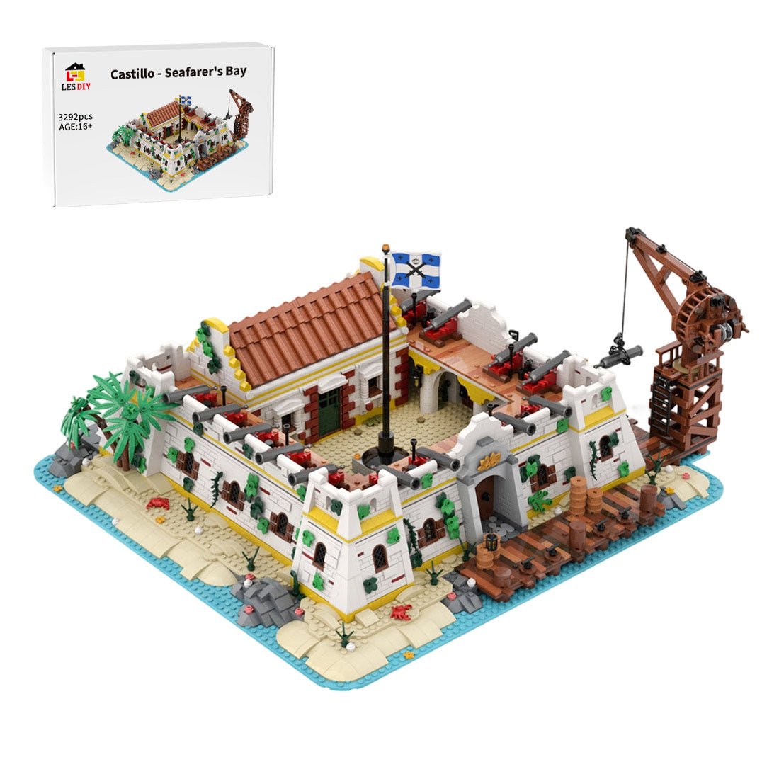 MOC - 256804 Castillo Martino - Seafarer's Bay Klemmbausteine - LesDiy - Klemmbausteine