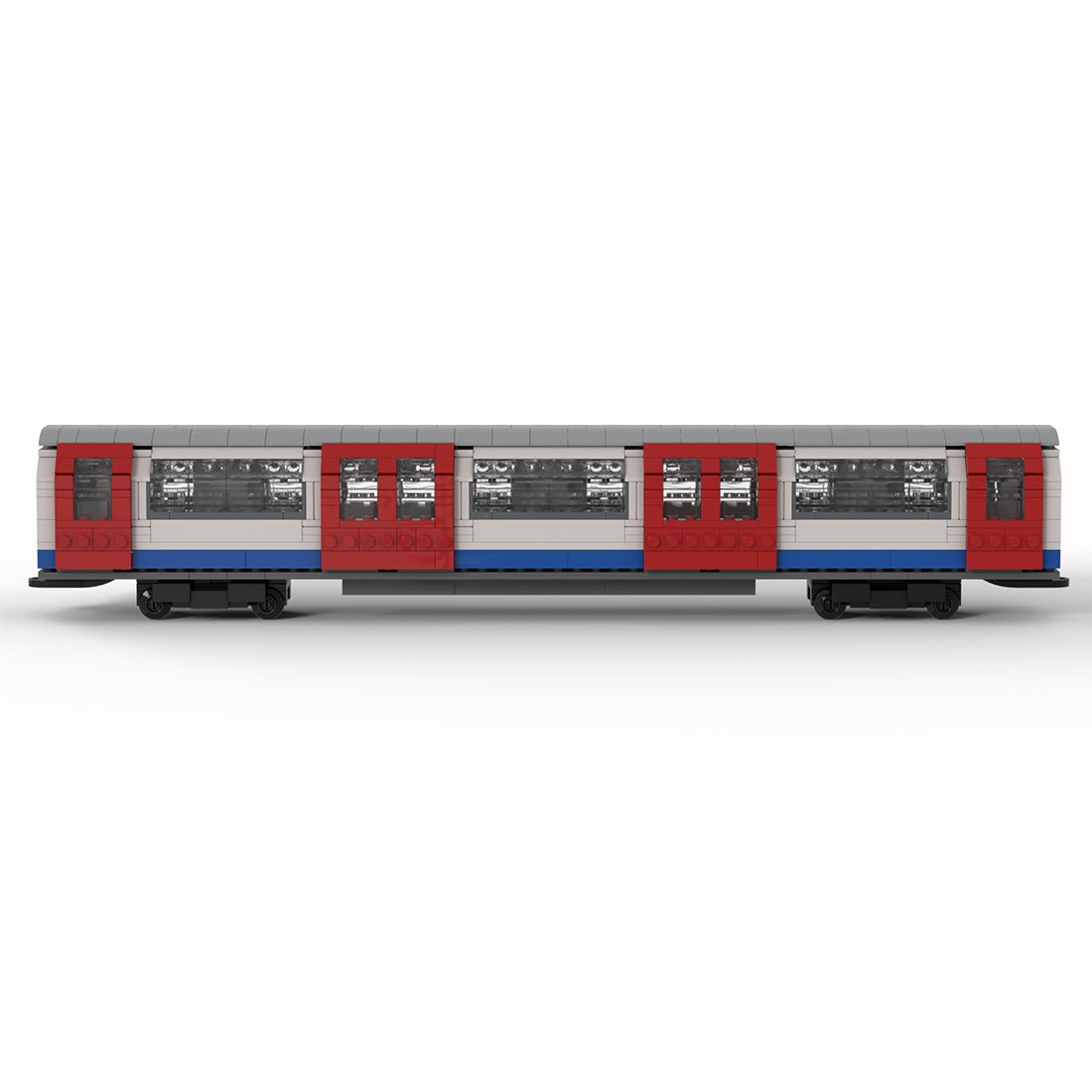 MOC - 260114 London Underground 1992 Stock Klemmbausteine - LesDiy - Klemmbausteine