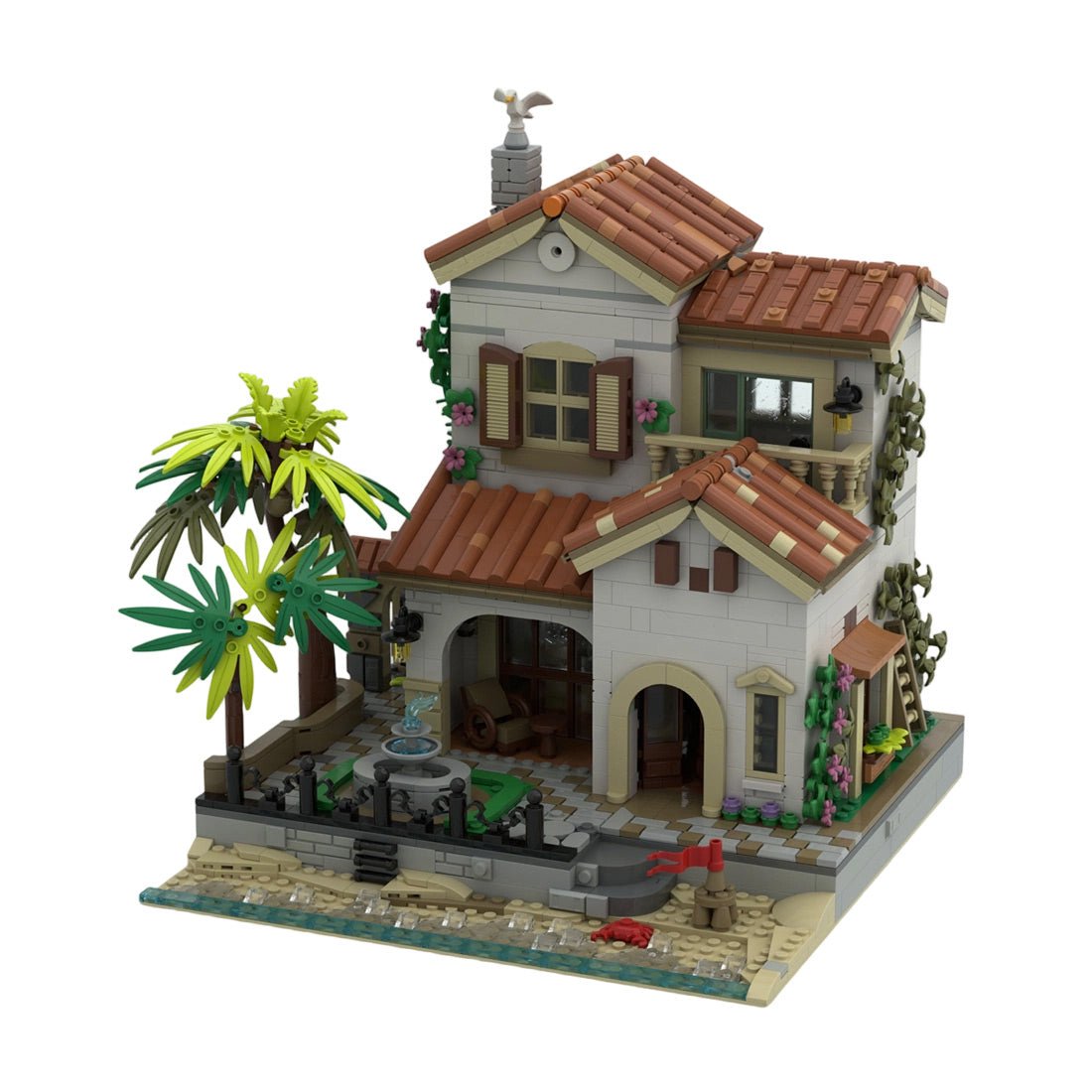MOC-262153 Riviera Coastal Residence Klemmbausteine-LesDiy-Klemmbausteine