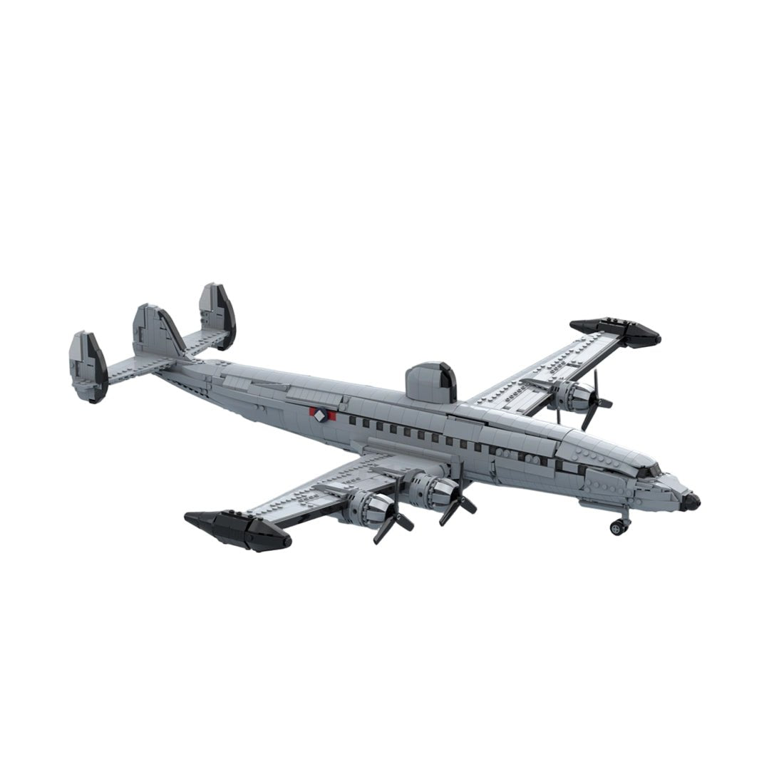 MOC-266373 Lockheed EC-121 Warning Star Klemmbausteine-LesDiy-Klemmbausteine