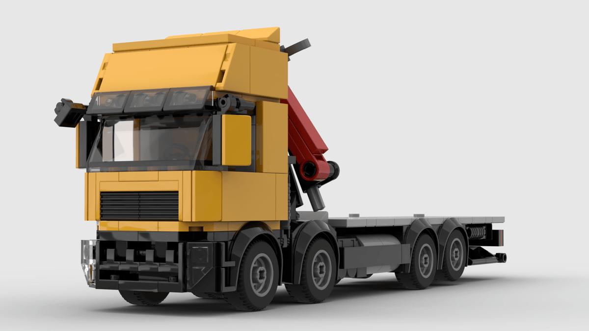MOC-268685 8x4 Kranwagen Klemmbausteine-LesDiy-Klemmbausteine