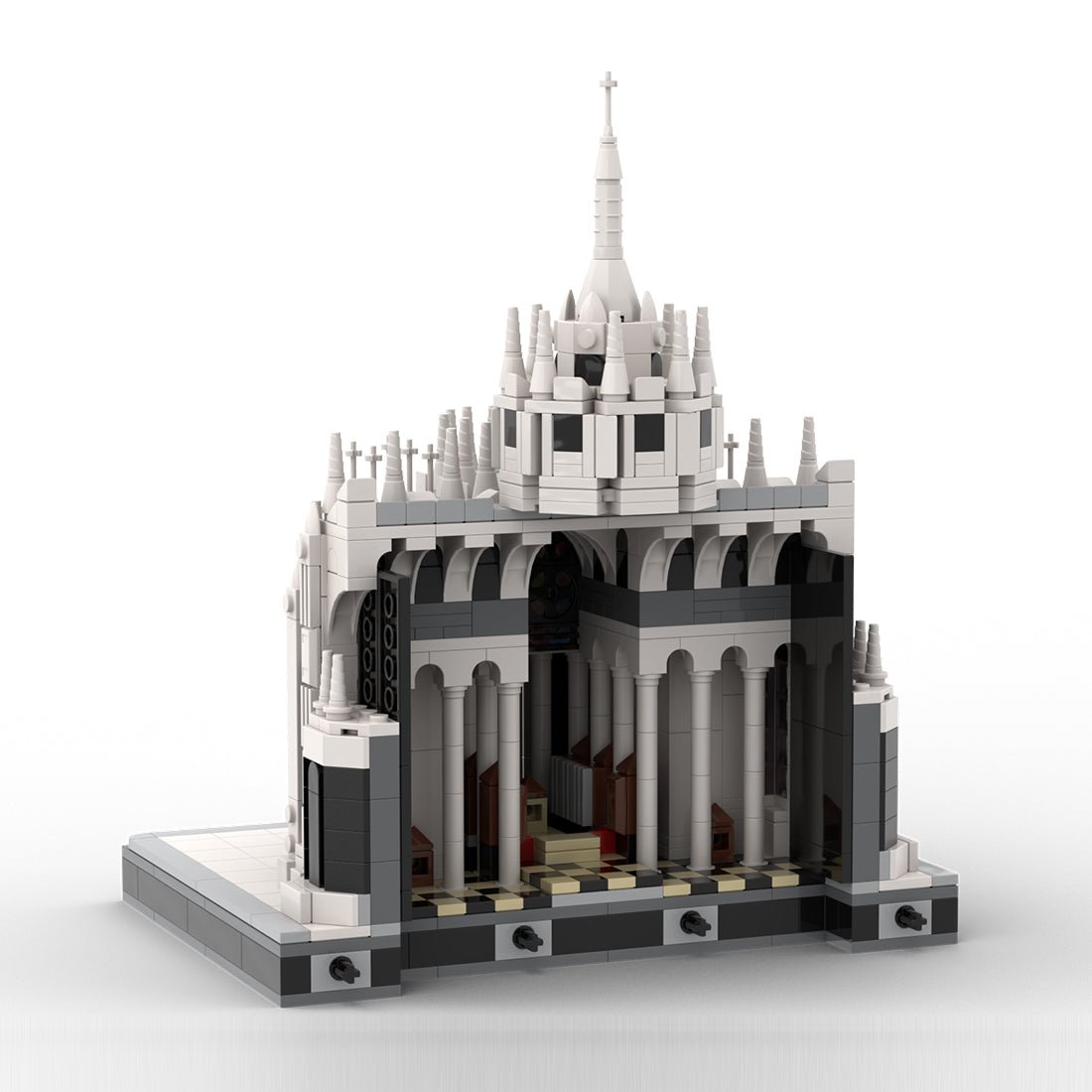 MOC-268717 Duomo di Milano cathedral Klemmbausteine-LesDiy-Klemmbausteine