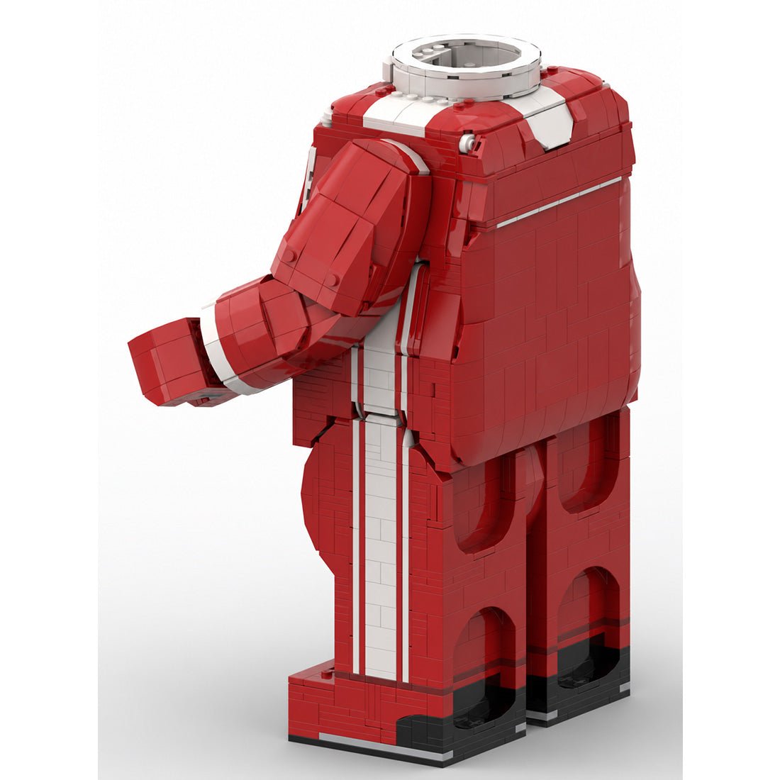 MOC-271647 Lewis Hamilton Megafigure (fits the official Lego helmet) Klemmbausteine-LesDiy-Klemmbausteine