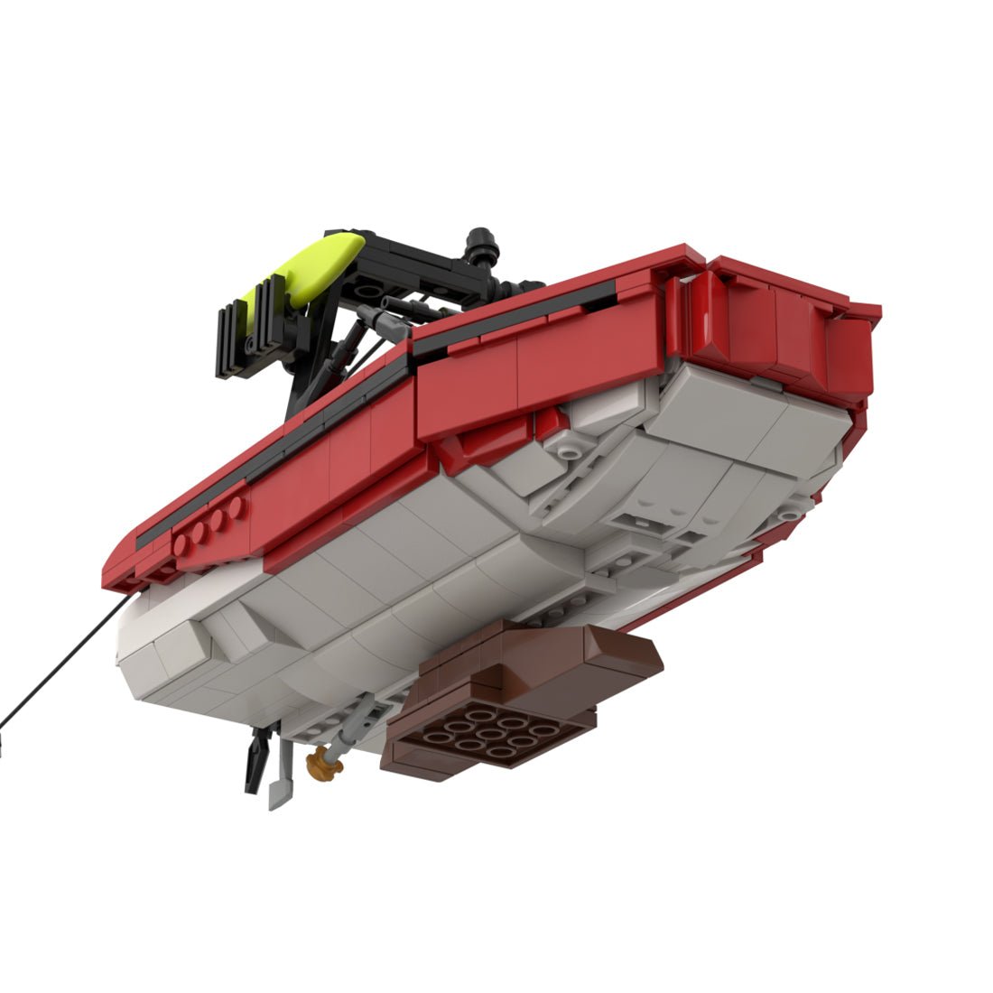 MOC-271820 Wakeboard & Watersport Boat Klemmbausteine-LesDiy-Klemmbausteine