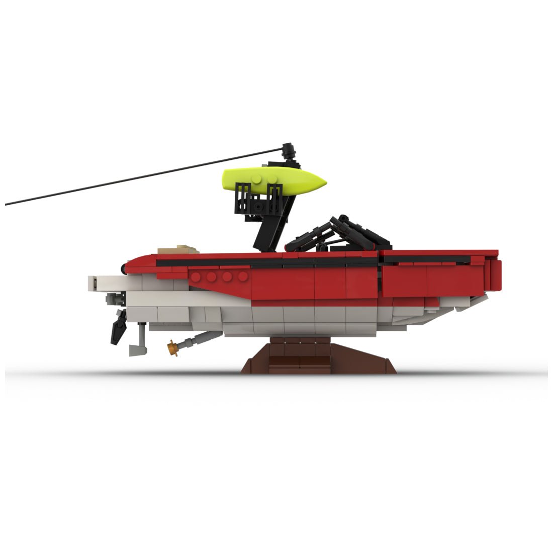 MOC-271820 Wakeboard & Watersport Boat Klemmbausteine-LesDiy-Klemmbausteine