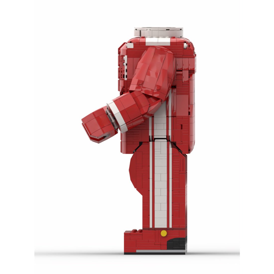 MOC-273762 Charles Leclerc Megafigure (fits the official Lego helmet) Klemmbausteine-LesDiy-Klemmbausteine