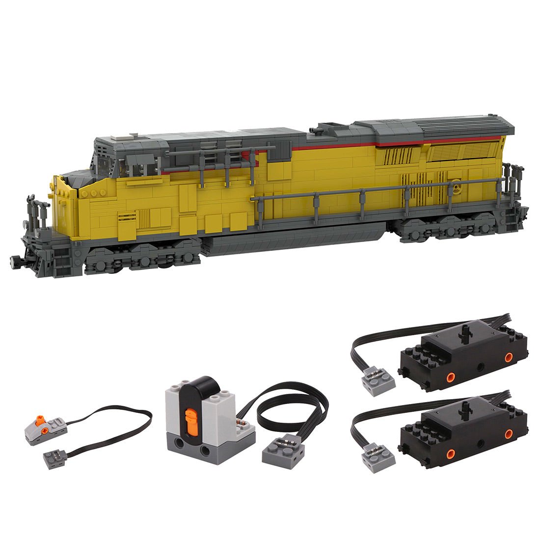 MOC - 36031 Union Pacific ES44AC Klemmbausteine - LesDiy - Klemmbausteine