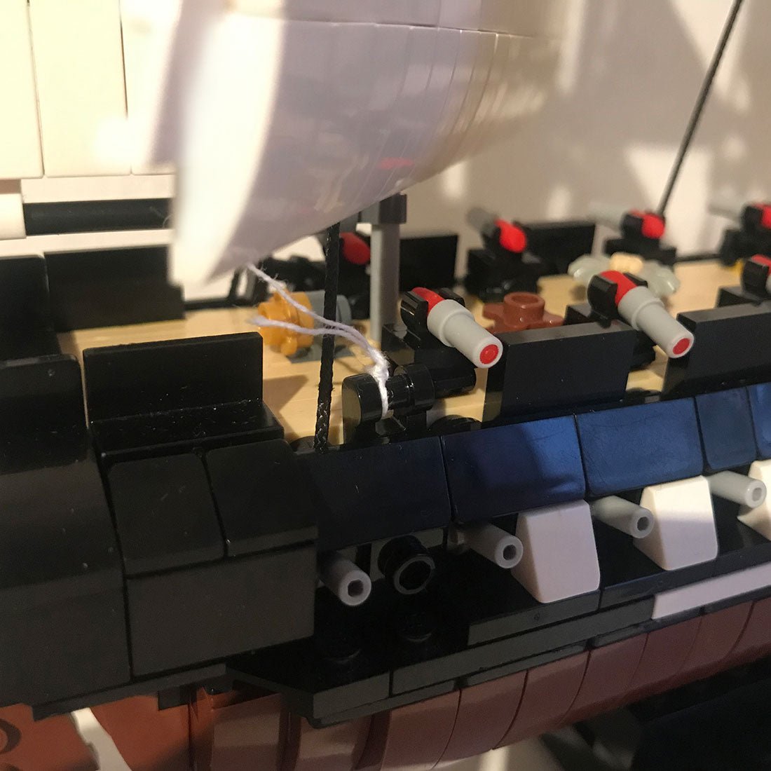MOC - 40456 1/200 USS Constitution Ship Klemmbausteine - LesDiy - Klemmbausteine
