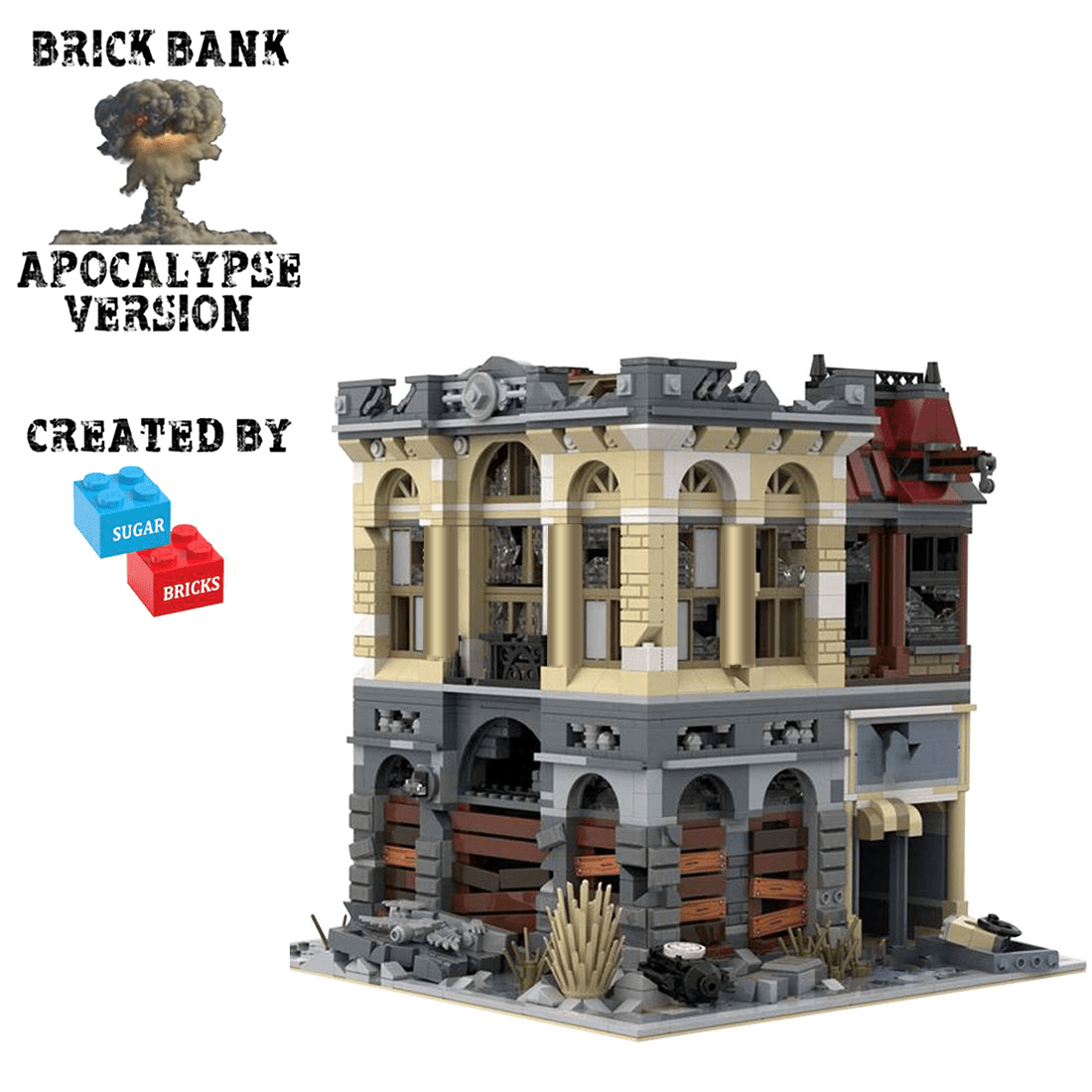 MOC - 41175 Brick Bank - Apocalypse Version - LesDiy - Klemmbausteine