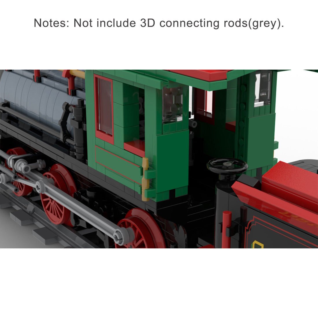 MOC - 48524 Grizzly Flats Loco Klemmbausteine - LesDiy - Klemmbausteine