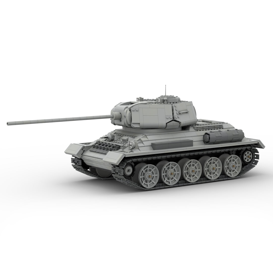 MOC - 53096 T - 34/85 RC - Panzer Klemmbausteine - LesDiy - Klemmbausteine