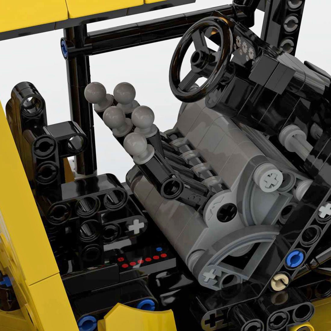 MOC - 54777 Volvo G970 Motor Grader - LesDiy - Klemmbausteine