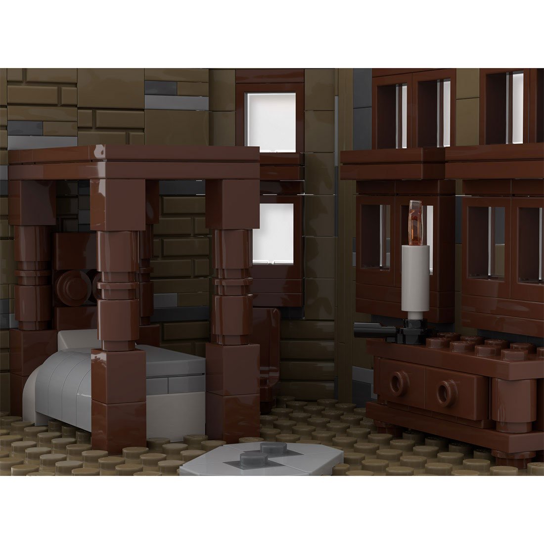 MOC - 55035 Magic Movie Scene Bar & Laden - LesDiy - Klemmbausteine