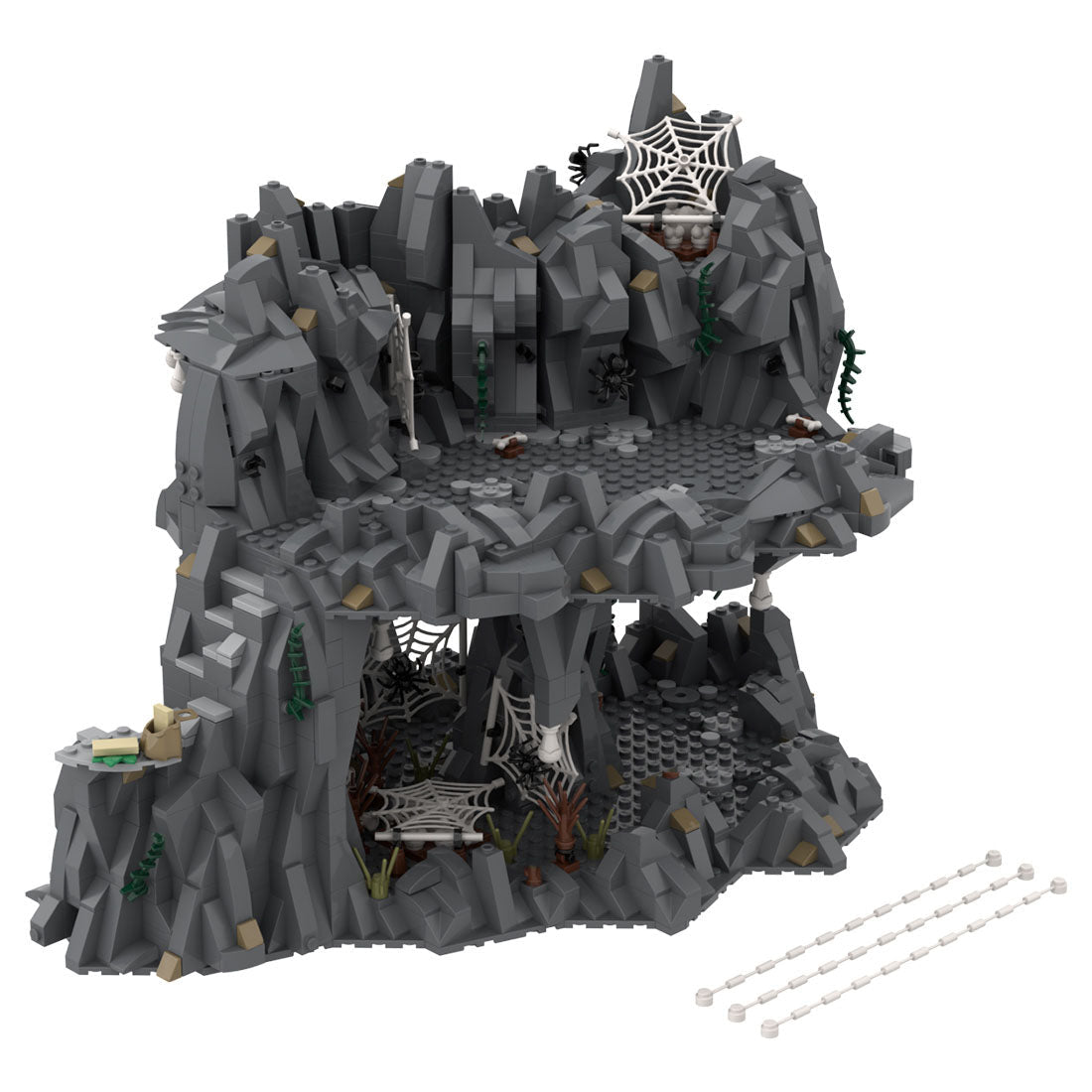 MOC - 55839 Shelob's Lair Klemmbausteine - LesDiy - Klemmbausteine