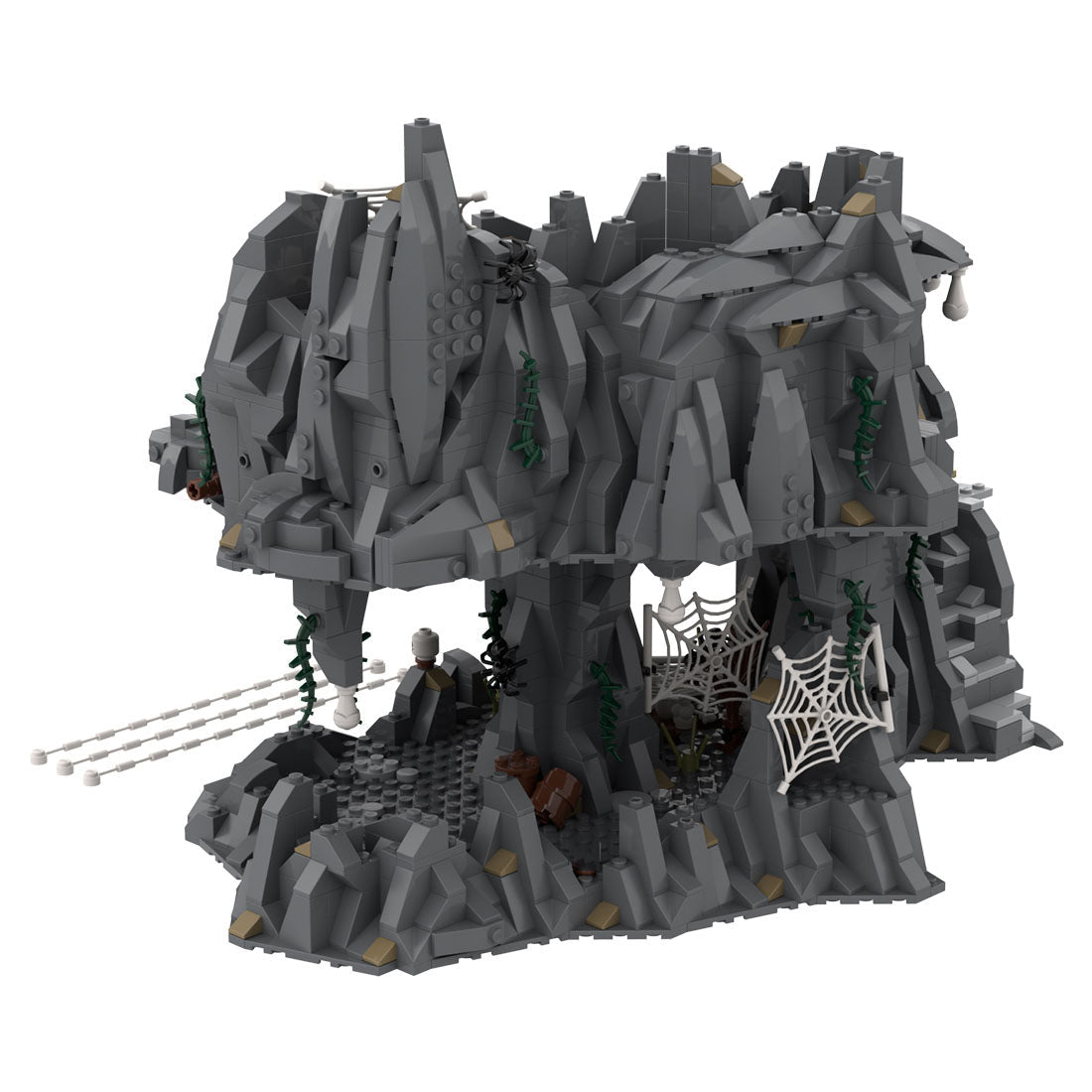 MOC - 55839 Shelob's Lair Klemmbausteine - LesDiy - Klemmbausteine